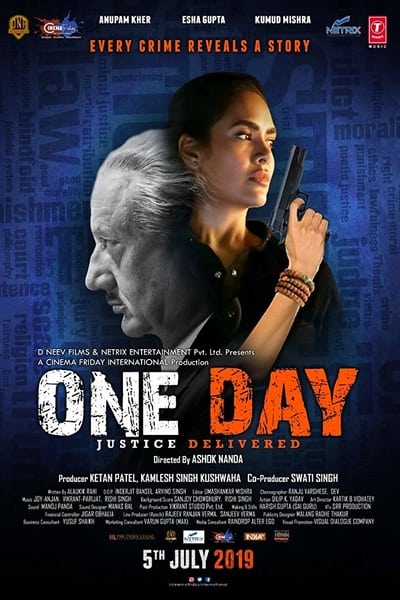 Download One Day: Justice Delivered (2019) Hindi Movie 480p | 720p WEB-DL 300MB | 900MB