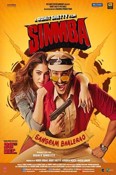 Download Simmba (2018) Hindi Movie 480p | 720p | 1080p BluRay 400MB | 1.2GB