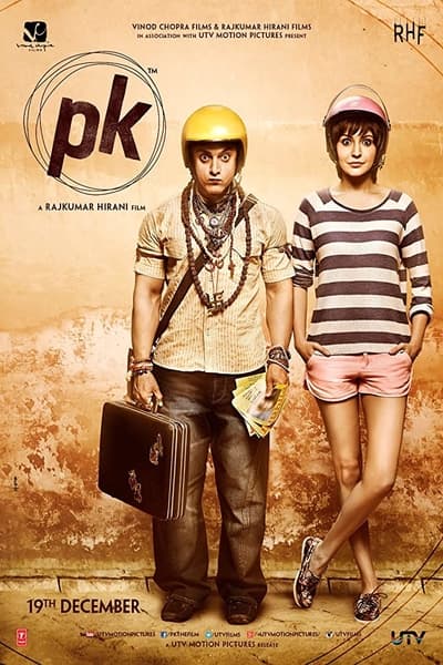 Download PK (2014) Hindi Movie 480p | 720p BluRay 450MB | 1.3GB