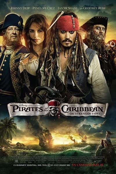 Download Pirates of the Caribbean 4 (2011) Dual Audio {Hindi-English} Movie 480p | 720p | 1080p BluRay ESub