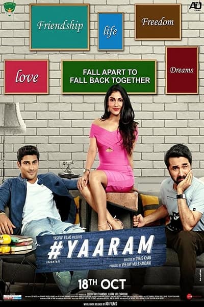 Download Yaaram (2019) Hindi Movie 480p | 720p | 1080p WEB-DL 300MB | 850MB