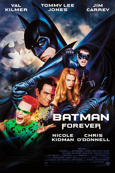 Download Batman Forever (1995) Dual Audio {Hindi-English} Movie 480p | 720p BluRay 350MB | 900MB