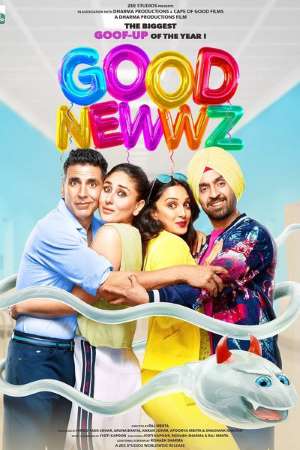 Download Good Newwz (2019) Hindi Movie 480p | 720p | 1080p WEB-DL 400MB | 1.2GB