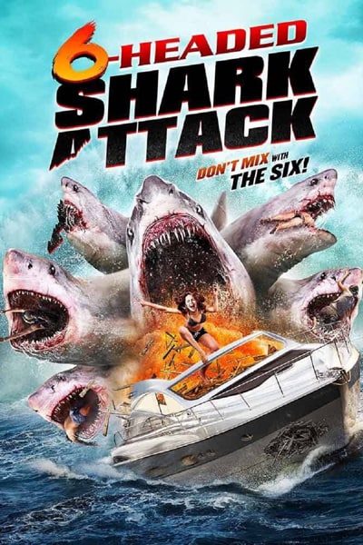 Download 6-Headed Shark Attack (2018) Dual Audio {Hindi-English} Movie 480p | 720p BluRay ESub