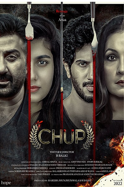 Download Chup: Revenge of the Artist (2022) Hindi Movie 480p | 720p | 1080p | 2160p WEB-DL ESub