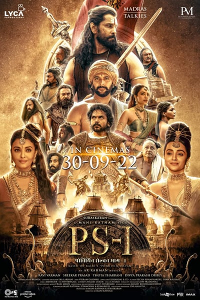 Download Ponniyin Selvan: Part 1 (2022) Hindi Dubbed Movie 480p | 720p | 1080p WEB-DL ESub