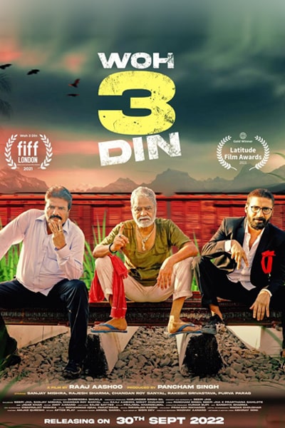 Download Woh 3 Din (2022) Hindi Movie 480p | 720p | 1080p WEB-DL ESub
