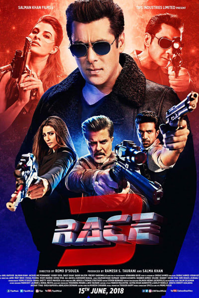 Download Race 3 (2018) Hindi Movie 480p | 720p | 1080p WEB-DL ESub
