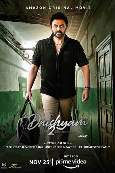 Download Drushyam 2 (2021) Dual Audio {Hindi-Telugu} Movie 480p | 720p | 1080p WEB-DL ESub