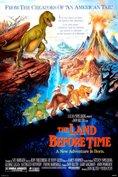 Download The Land Before Time (1988) Dual Audio {Hindi-English} Movie 480p | 720p | 1080p Bluray ESubs