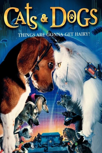 Download Cats & Dogs (2001) Dual Audio {Hindi-English} Movie 480p | 720p | 1080p Bluray ESubs