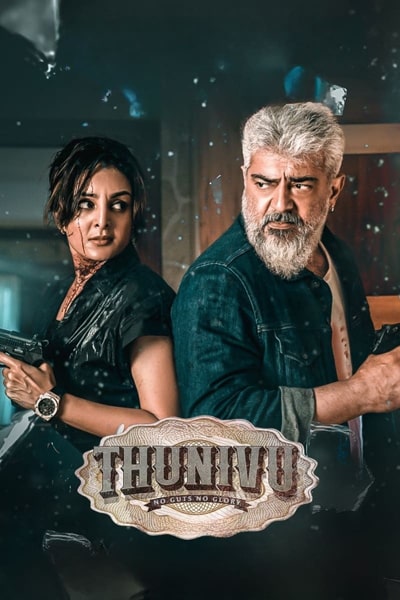 Download Thunivu (2023) Dual Audio {Hindi-Tamil} Movie 480p | 720p | 1080p WEB-DL ESub