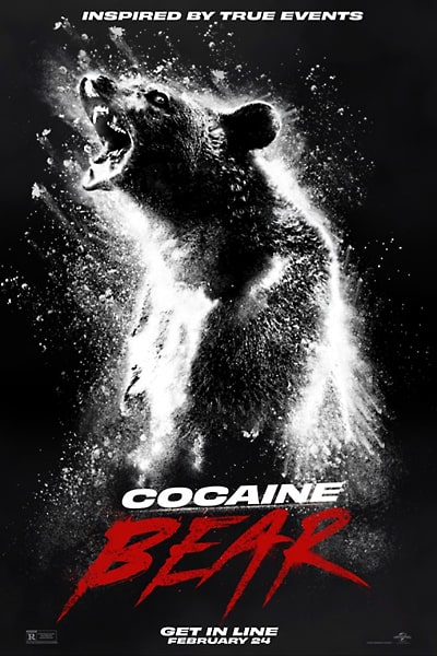 Download Cocaine Bear (2023) English Movie 480p | 720p | 1080p WEB-DL ESub